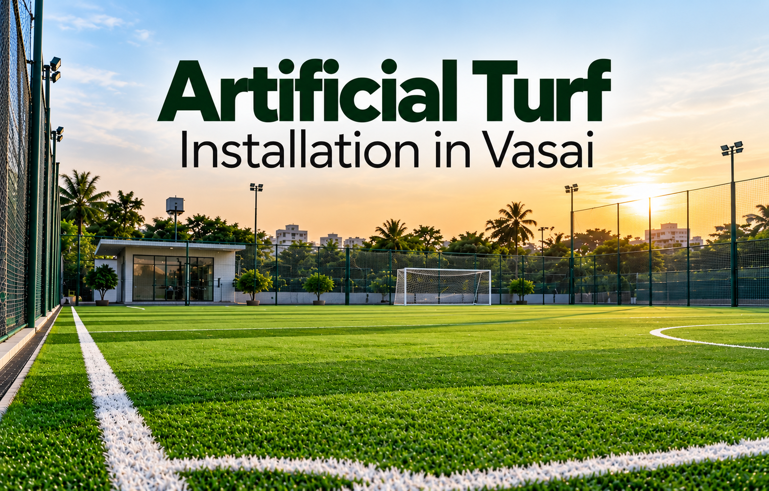 Artificial Turf Installation in Vasai | Fixzy Tech Sports & Infra